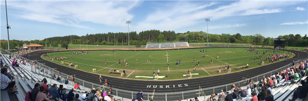 Track meet field Track meet field